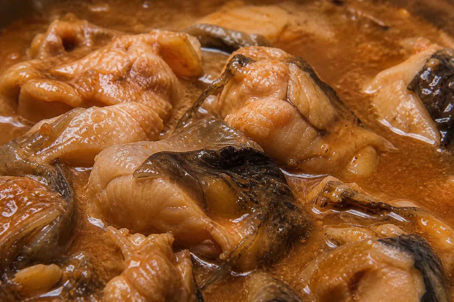 Close-up of Anko-nabe