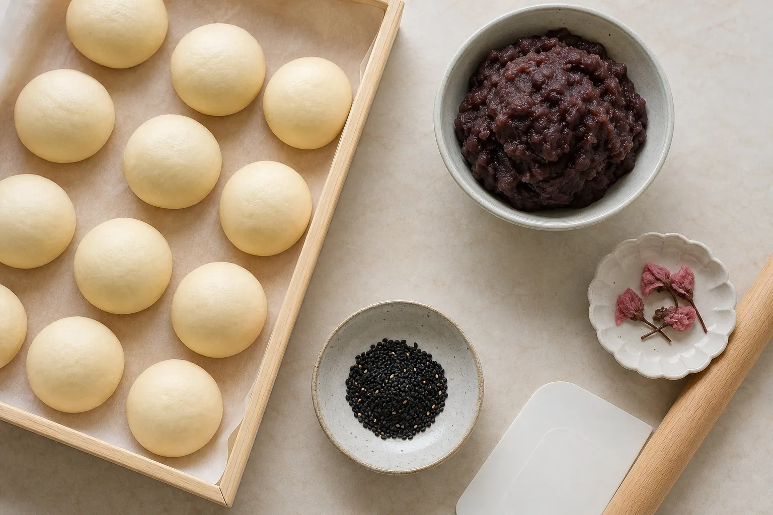 The preparation of Anpan
