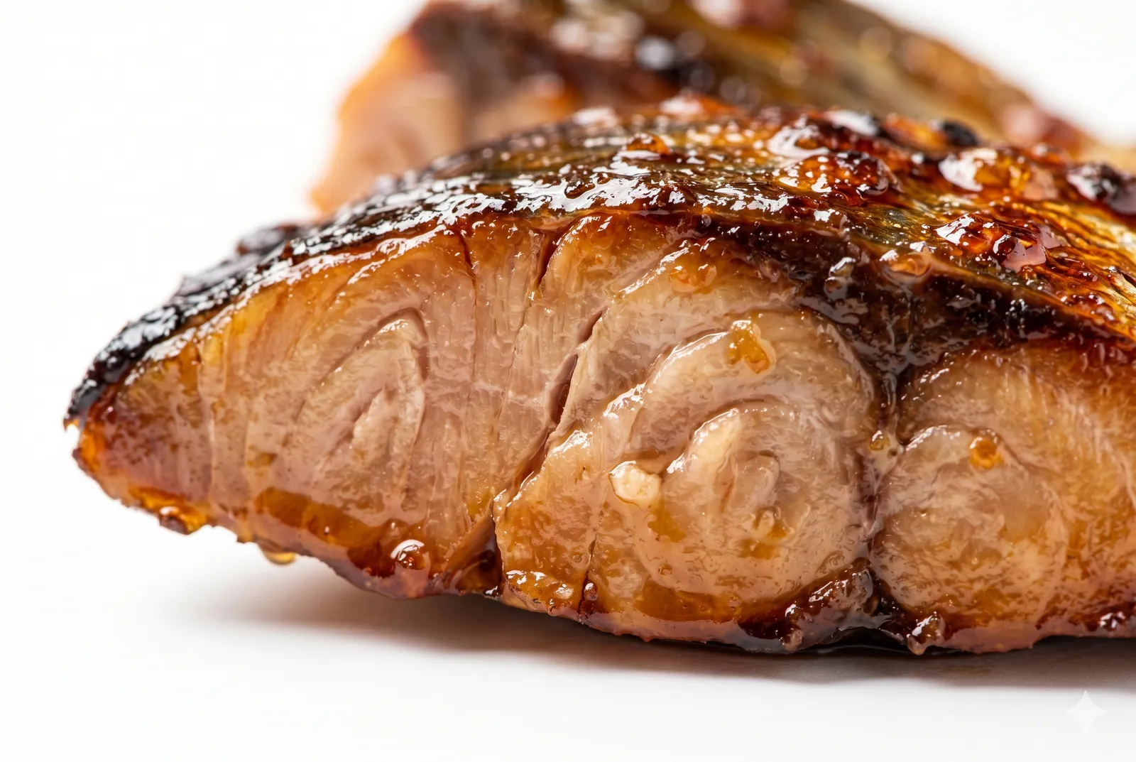 Close-up of Buri no Teriyaki