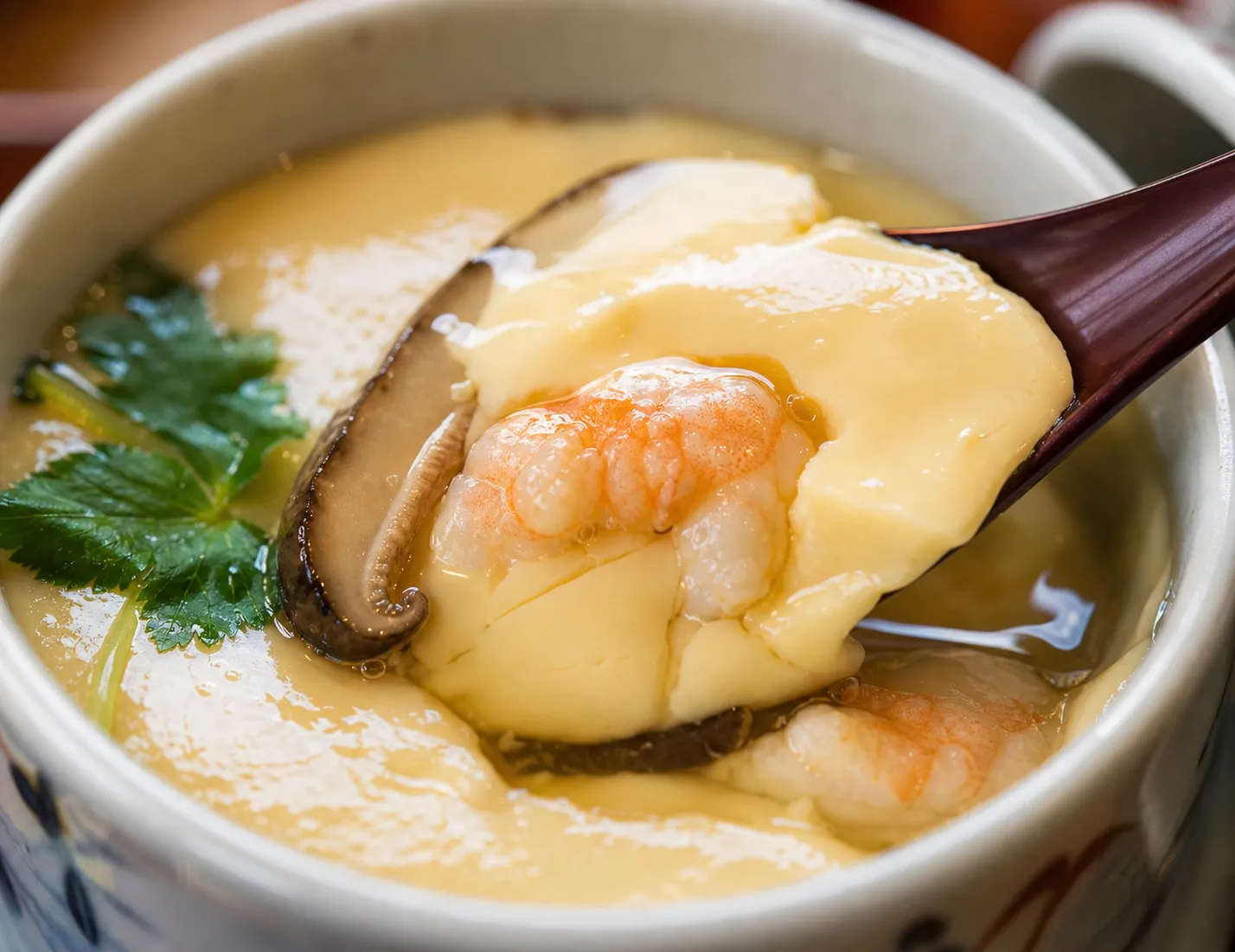 Close-up of Chawanmushi