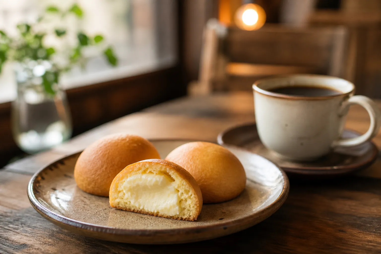 Cheese manju as a Miyazaki souvenir gift