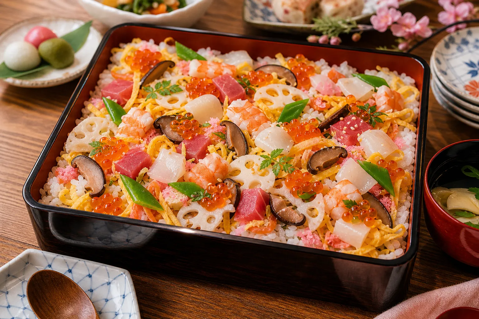 Chirashi-zushi (ちらし寿司)