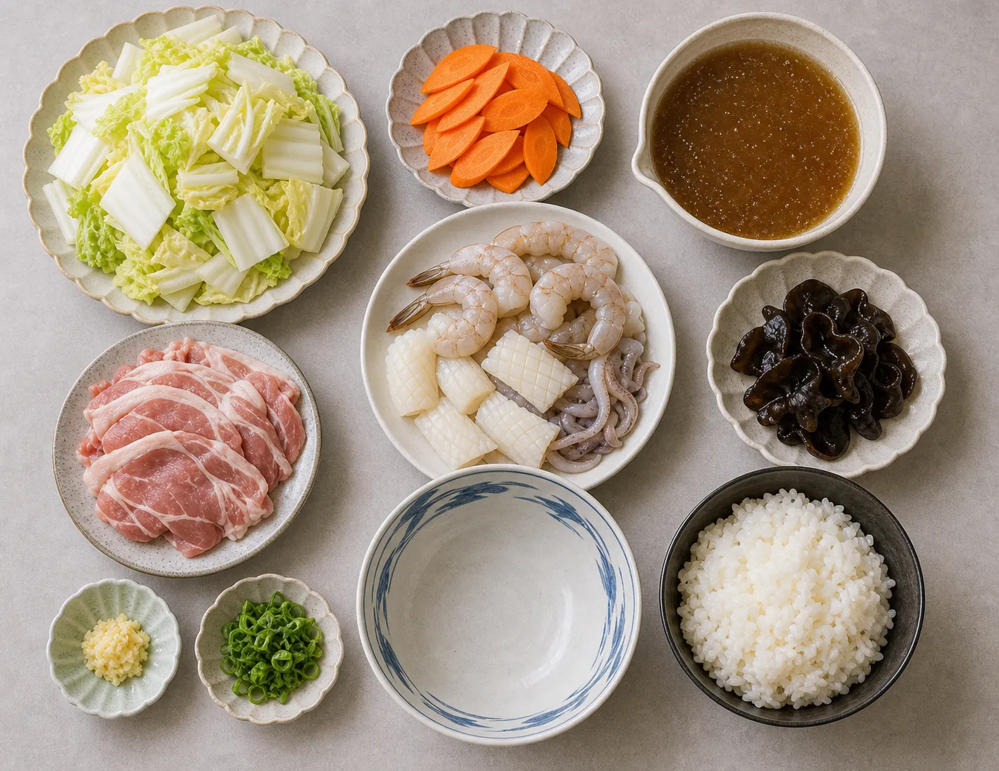 The ingredients and making of Chukadon