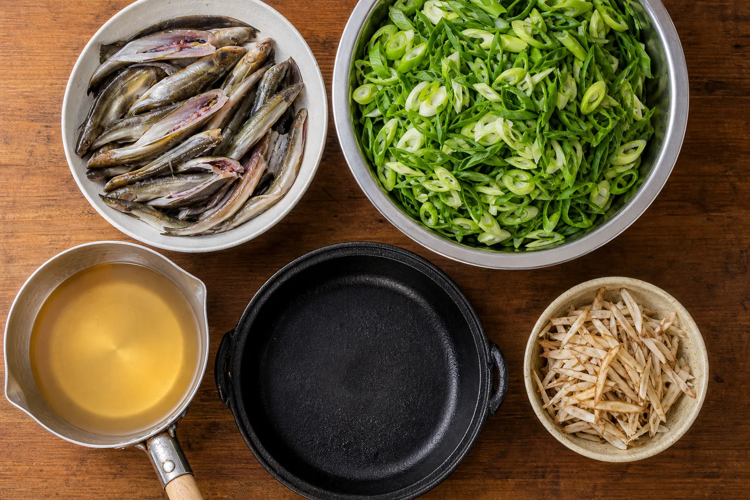 The ingredients and making of Dojo-nabe