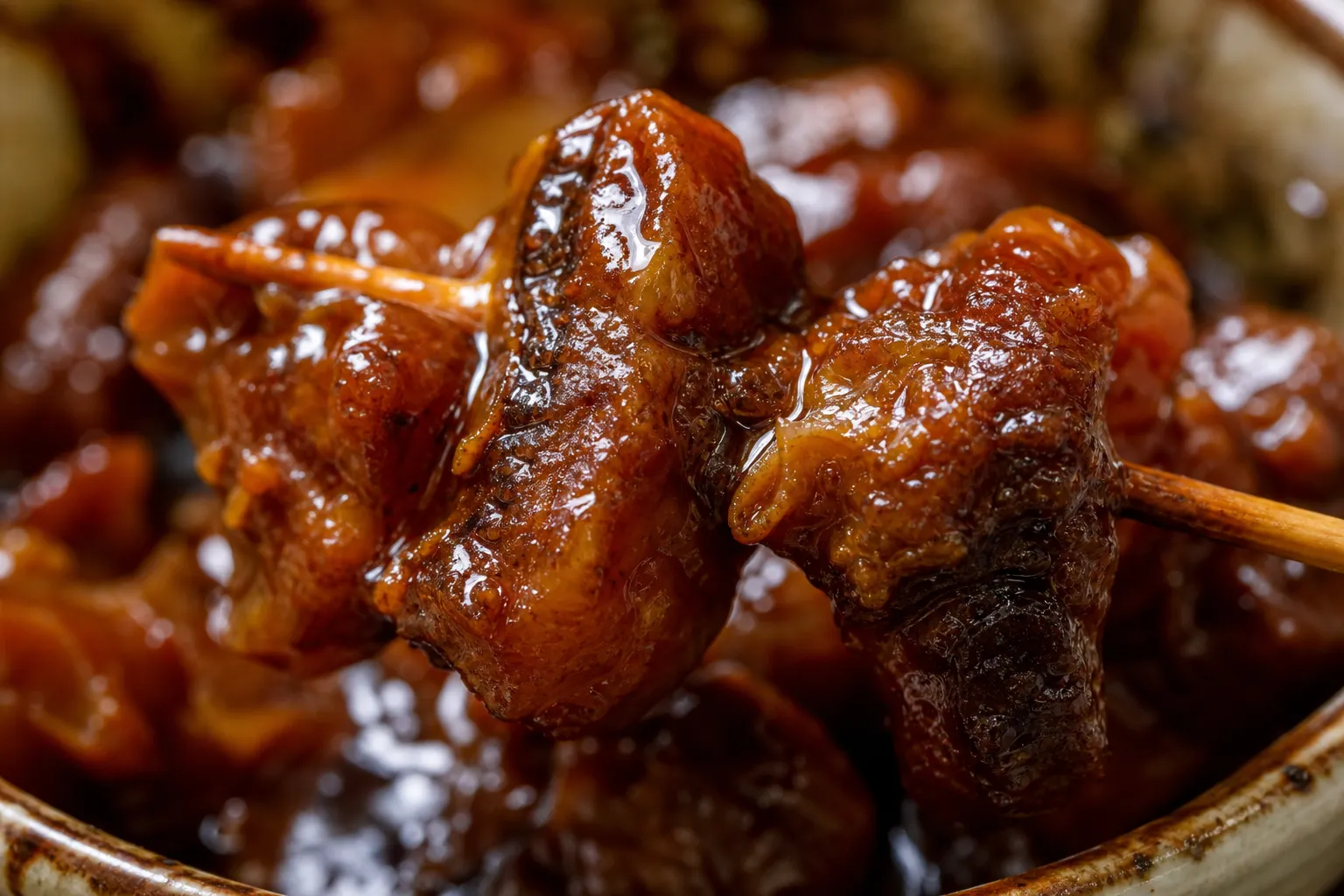 Close-up of Doteyaki