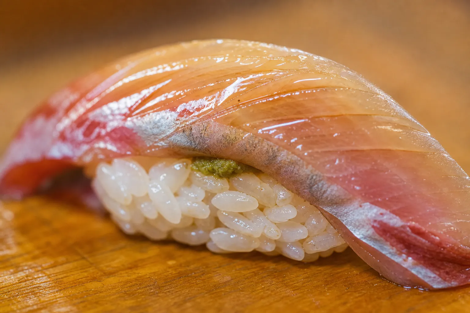 Close-up of Edomae-zushi
