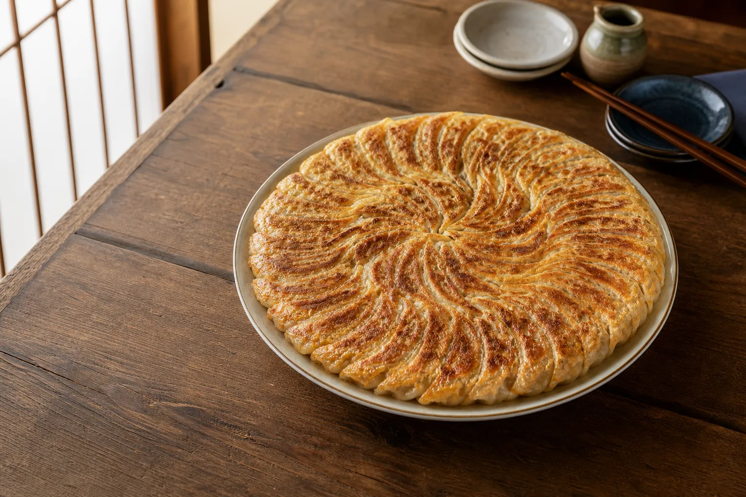 Enban Gyoza (円盤餃子)