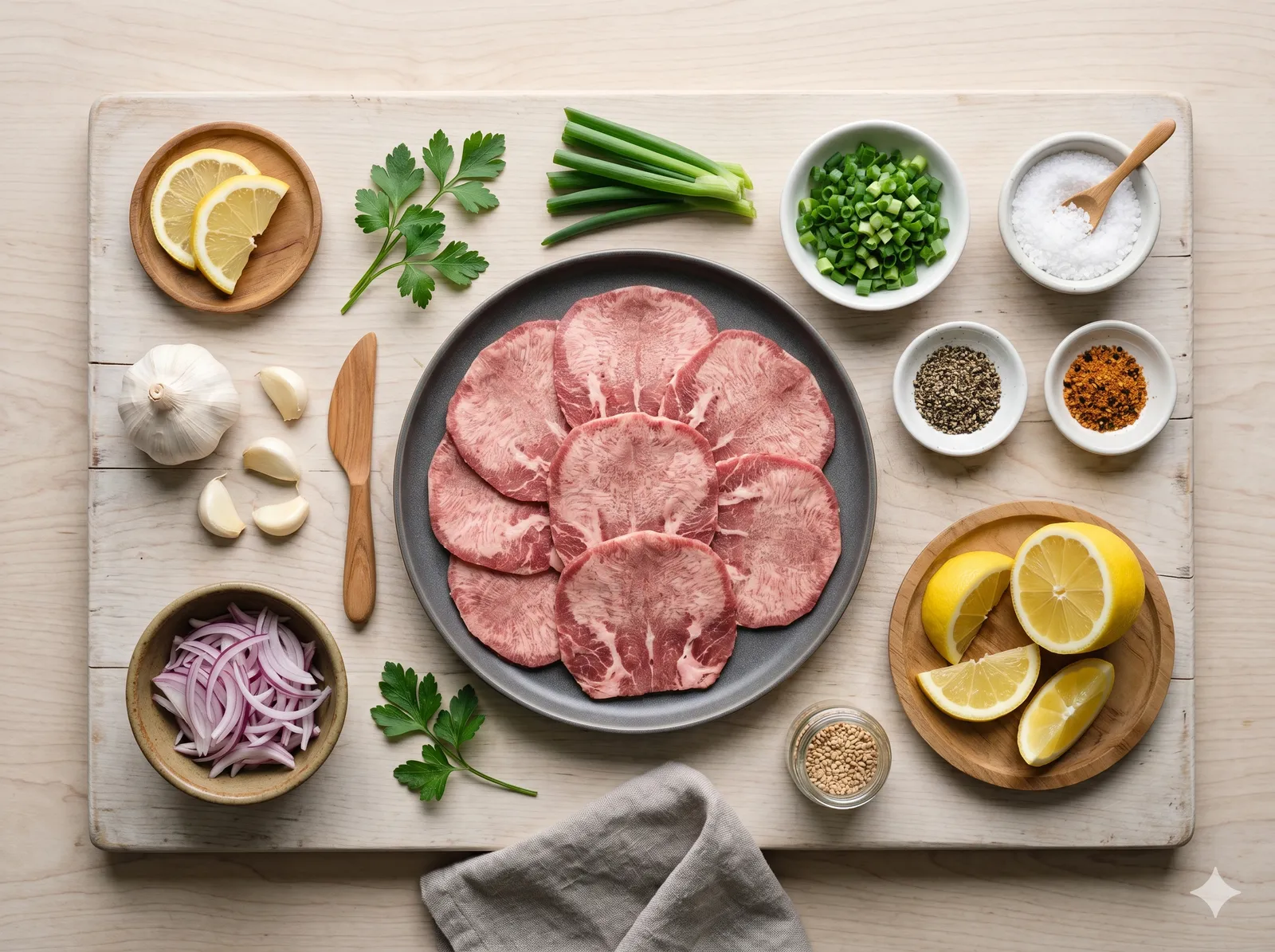 The ingredients and making of Gyutan