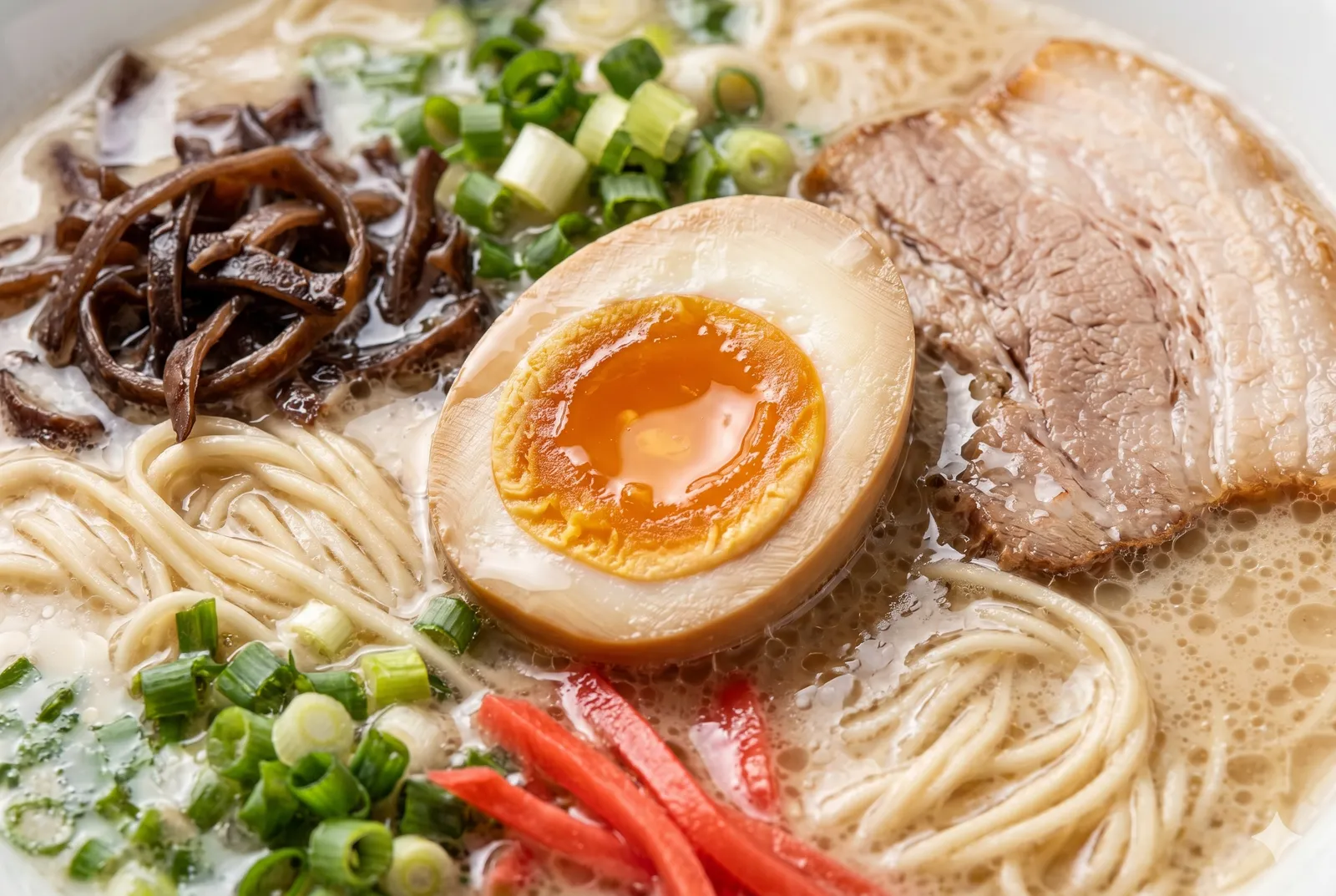 Close-up of Hakata Ramen