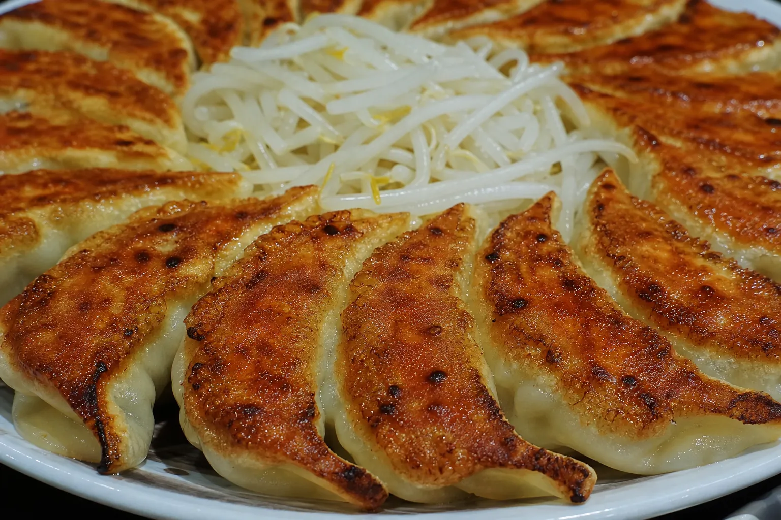 Close-up of Hamamatsu Gyoza