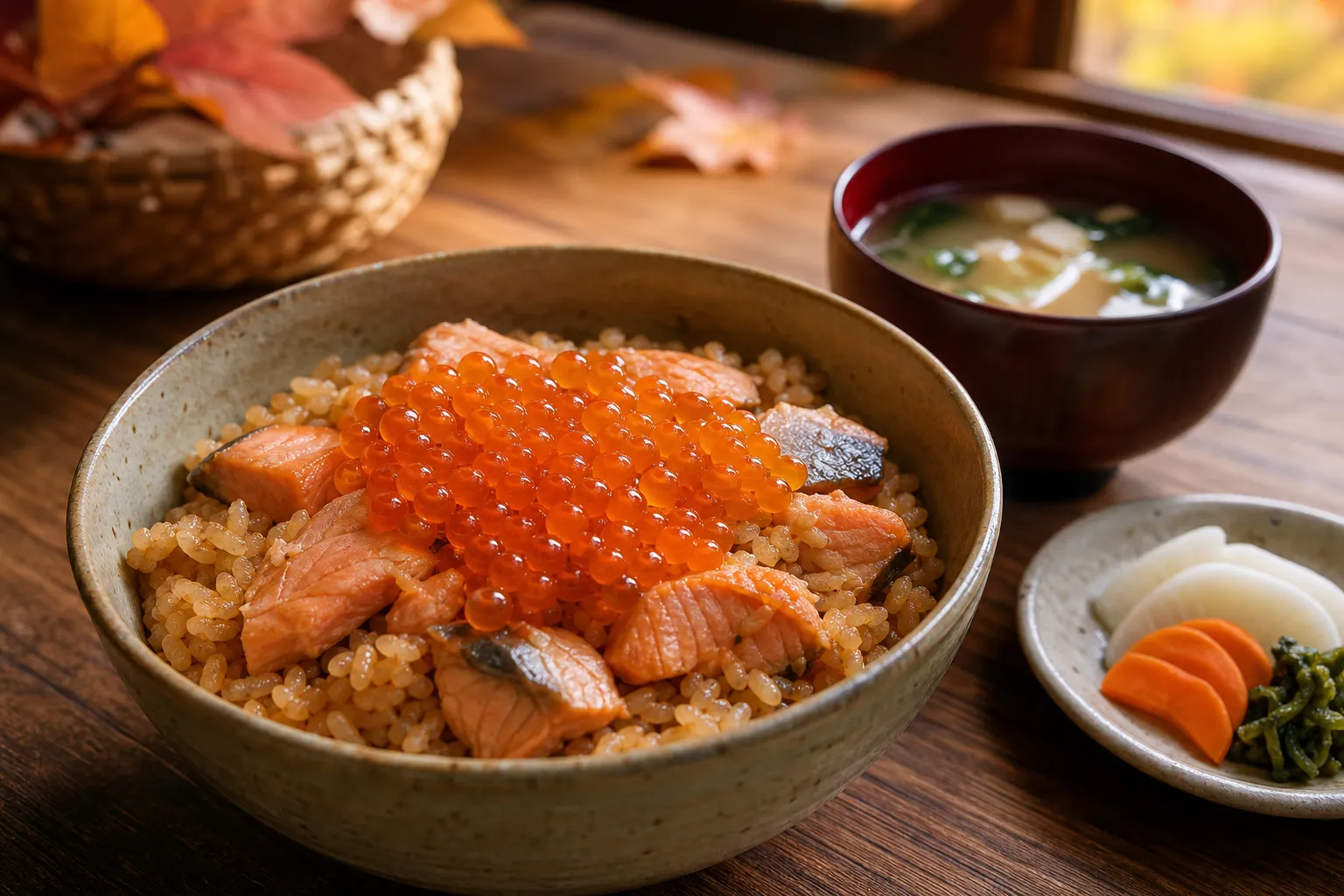 Harako Meshi served in a typical setting