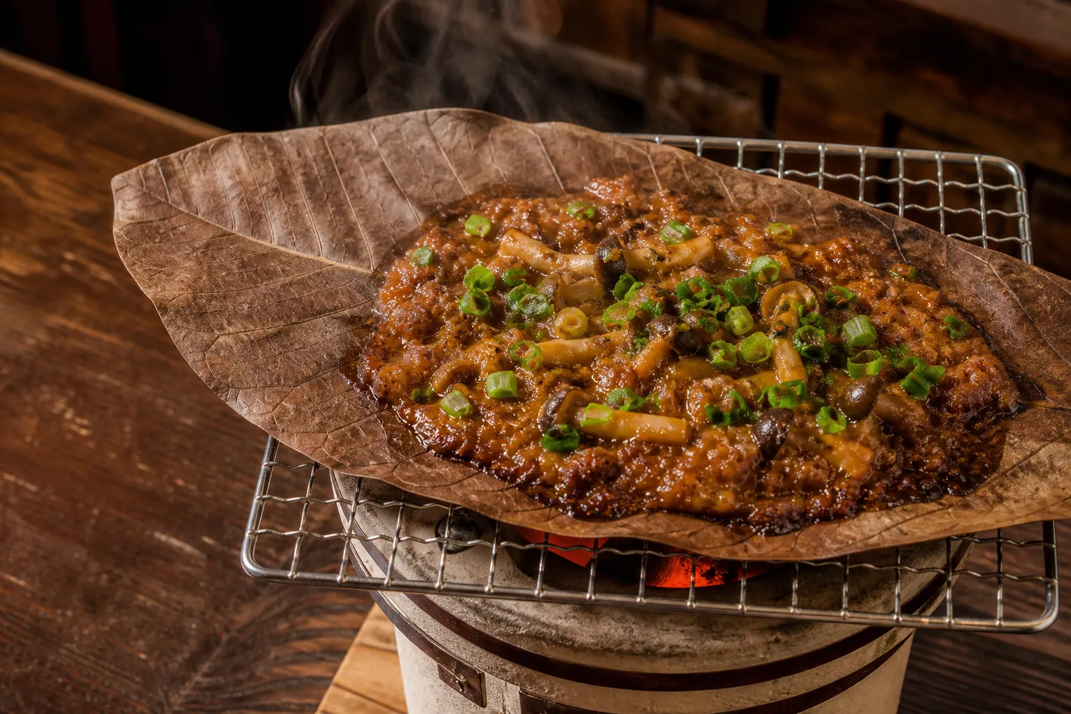 Hoba Miso (朴葉味噌)