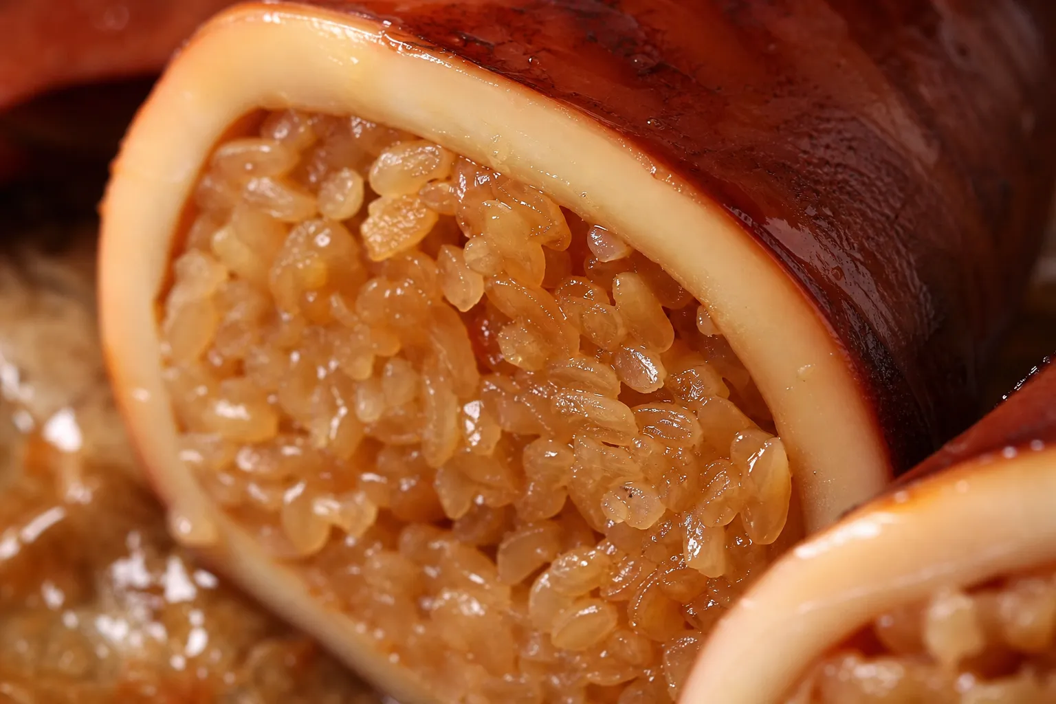 Close-up of Ikameshi