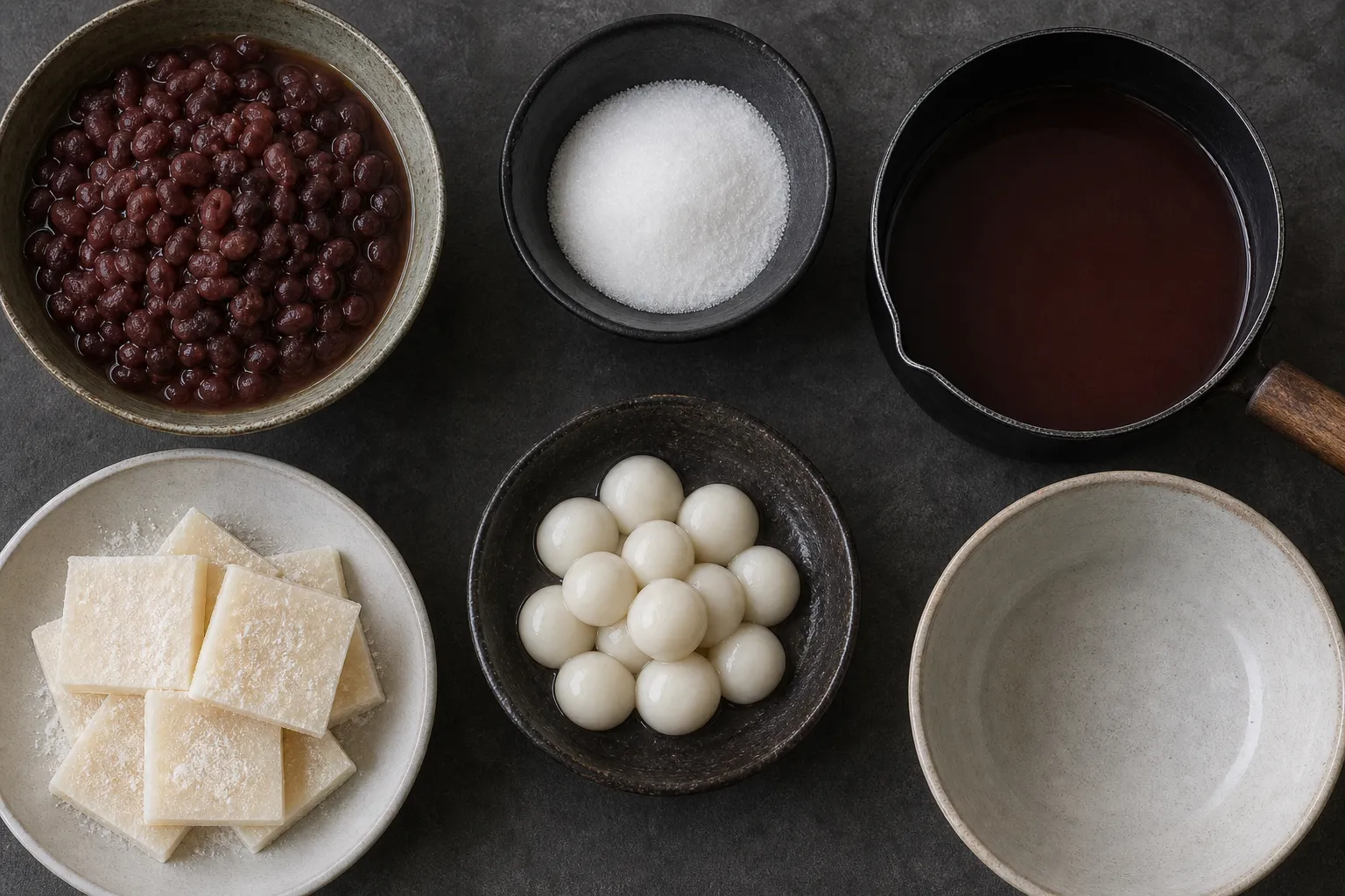 The ingredients and making of Izumo Zenzai