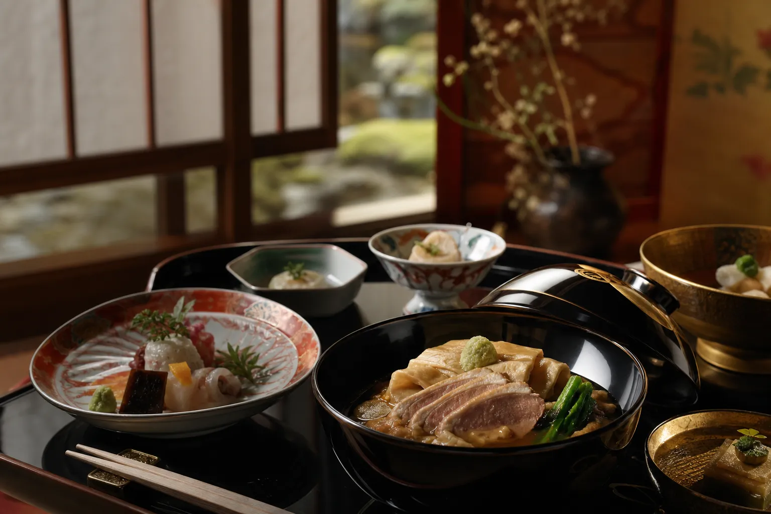 Jibuni served in a typical setting