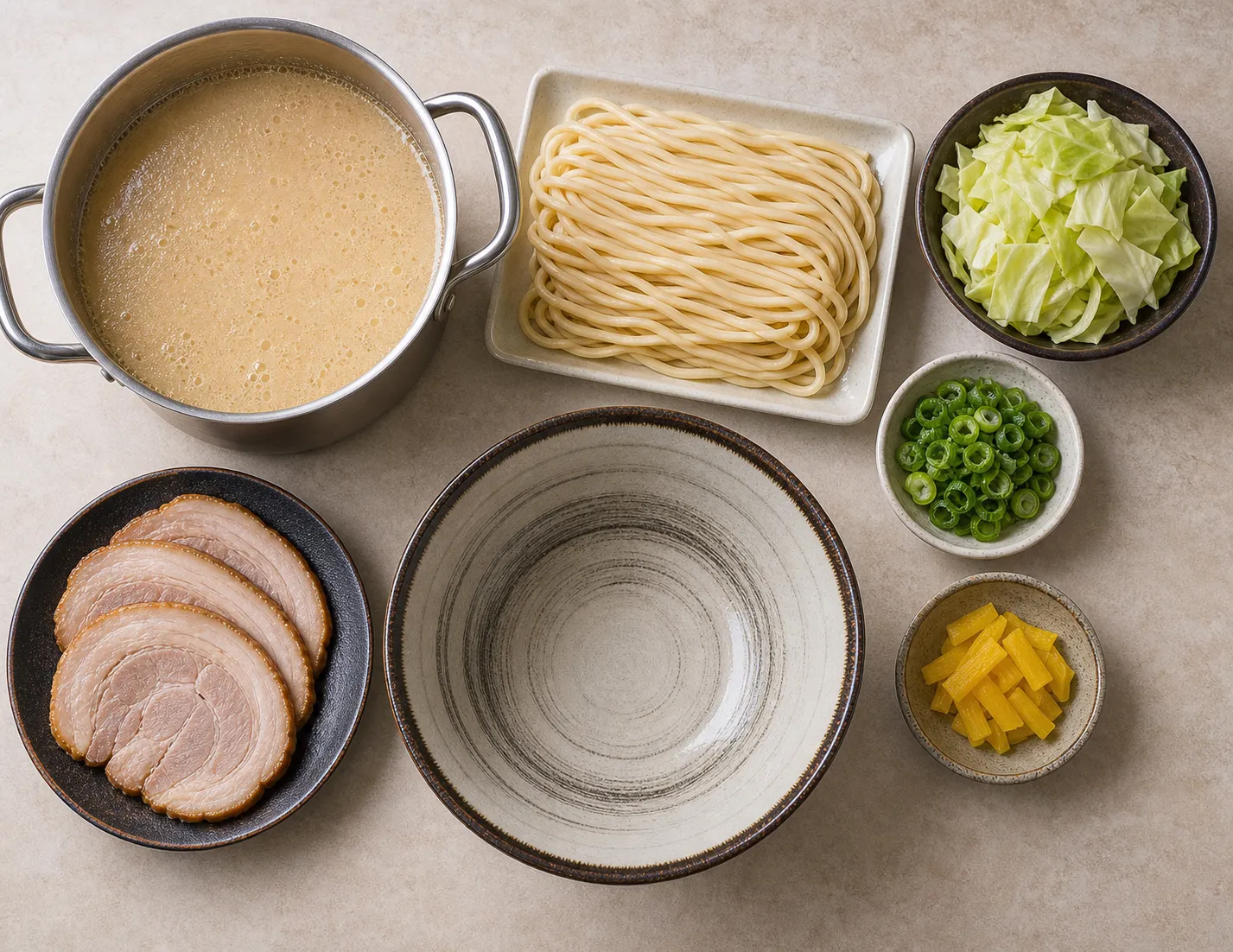 The ingredients and making of Kagoshima Ramen