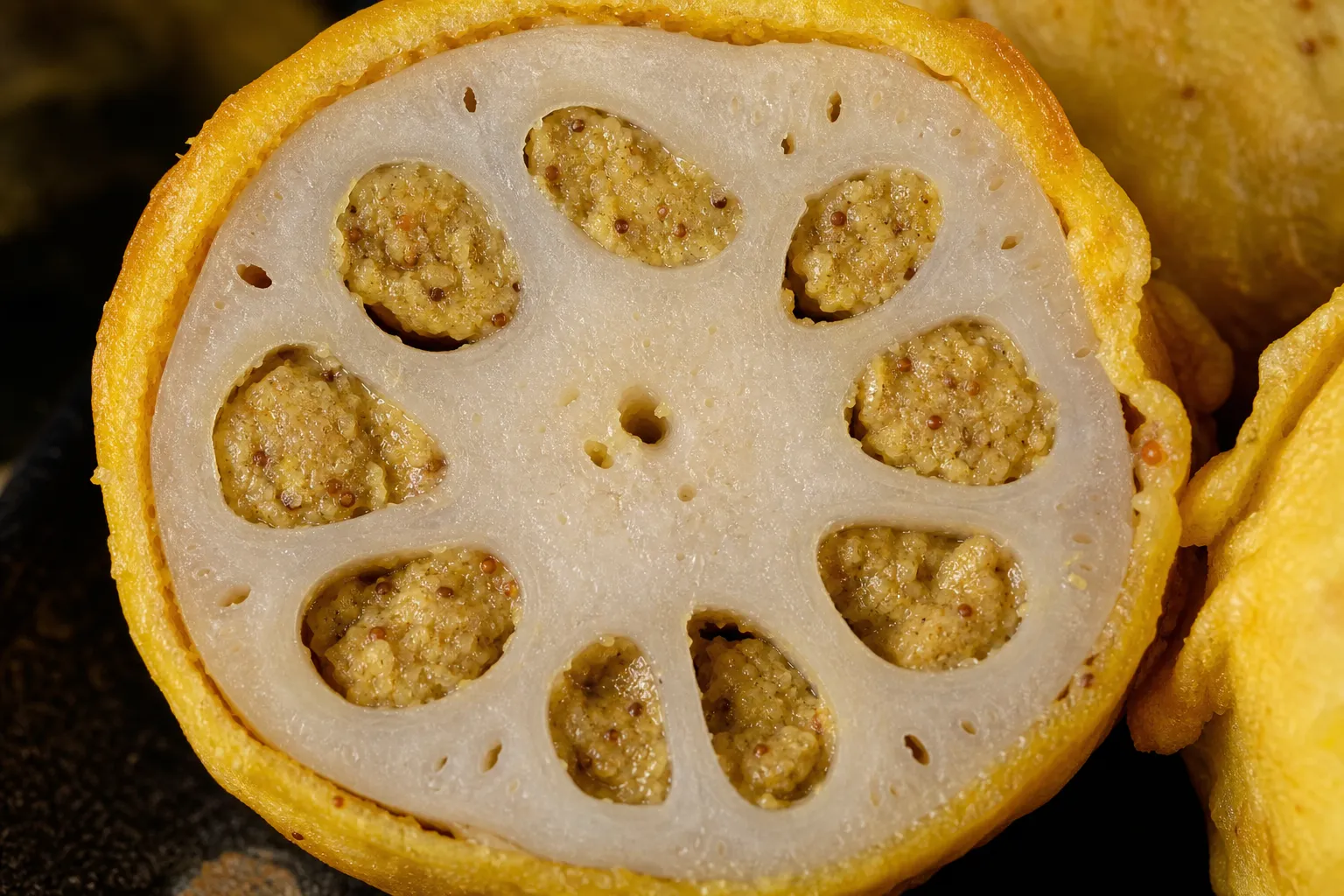 Close-up of Karashi Renkon