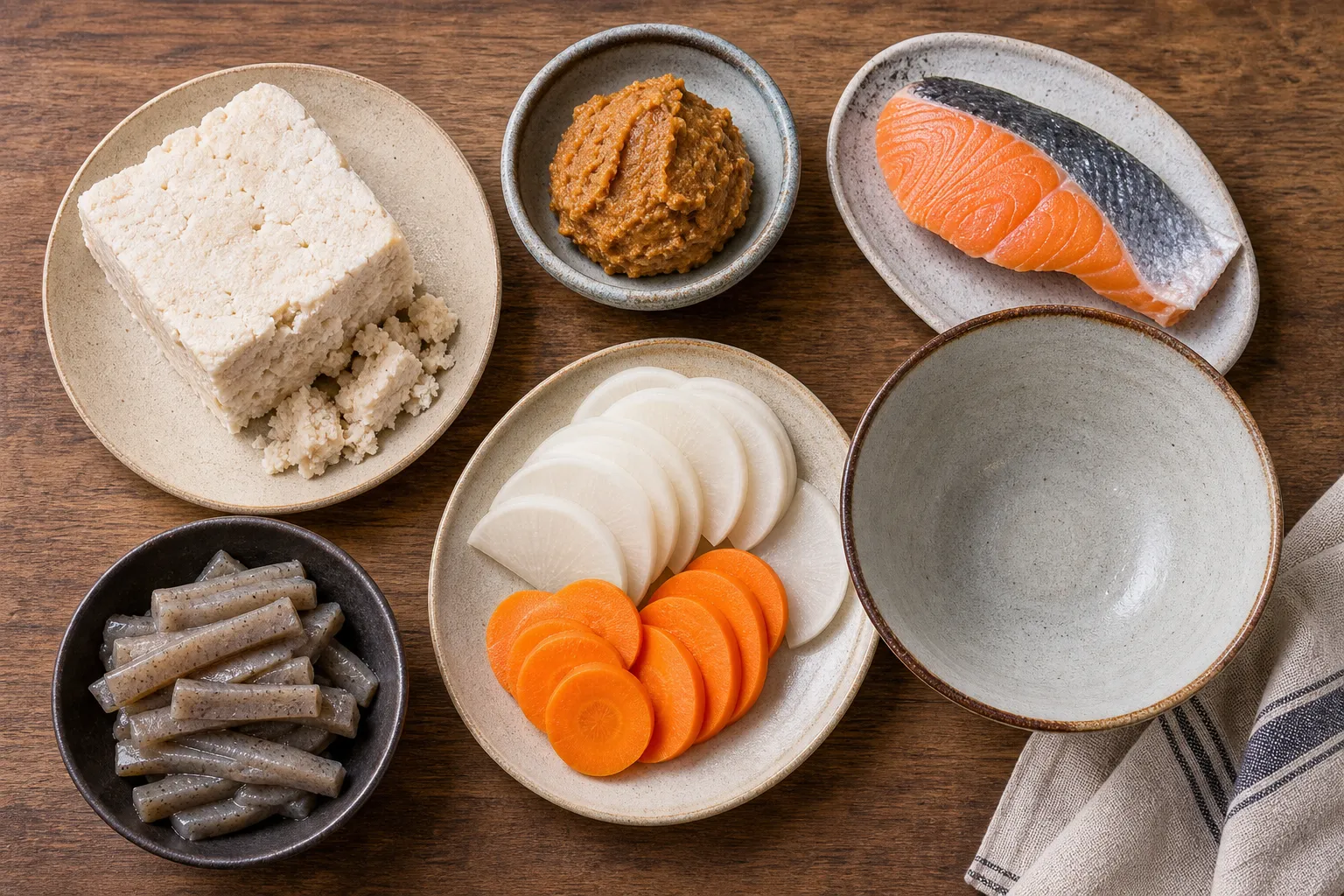 The ingredients and making of Kasujiru