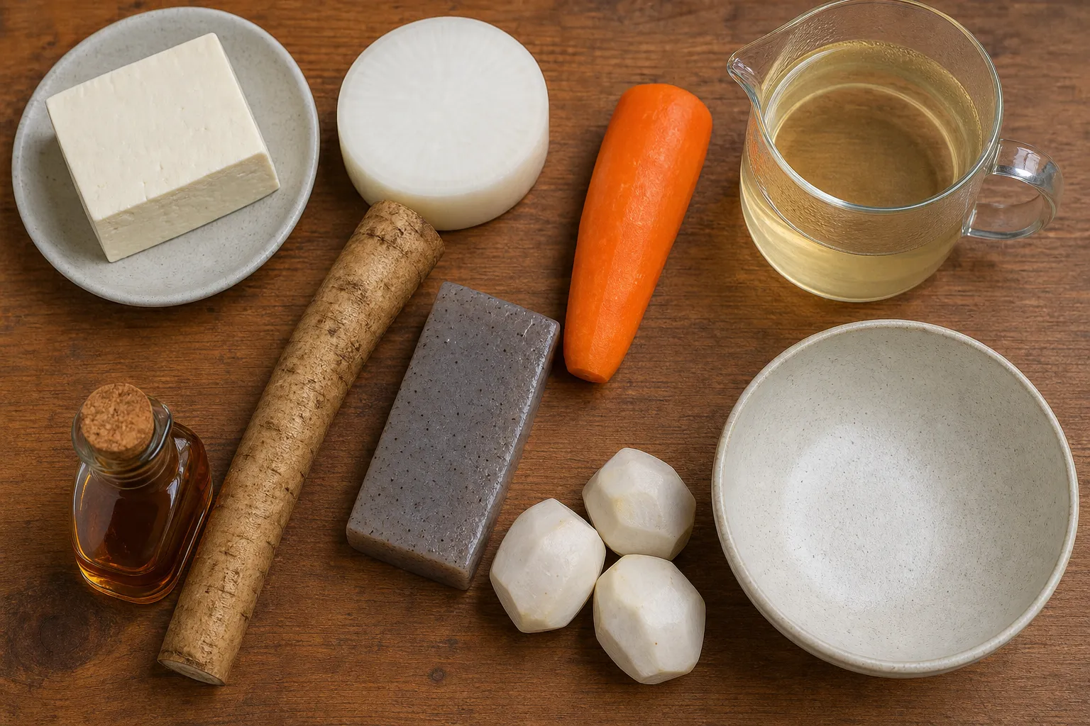 The ingredients and making of Kenchin-jiru