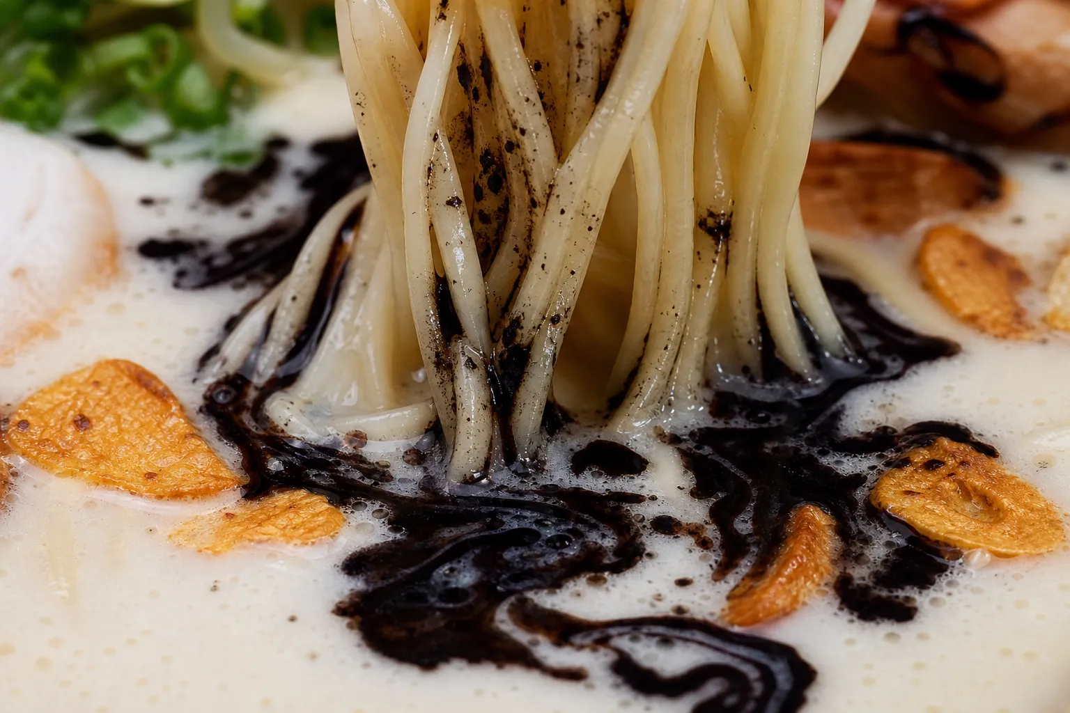 Close-up of Kumamoto Ramen