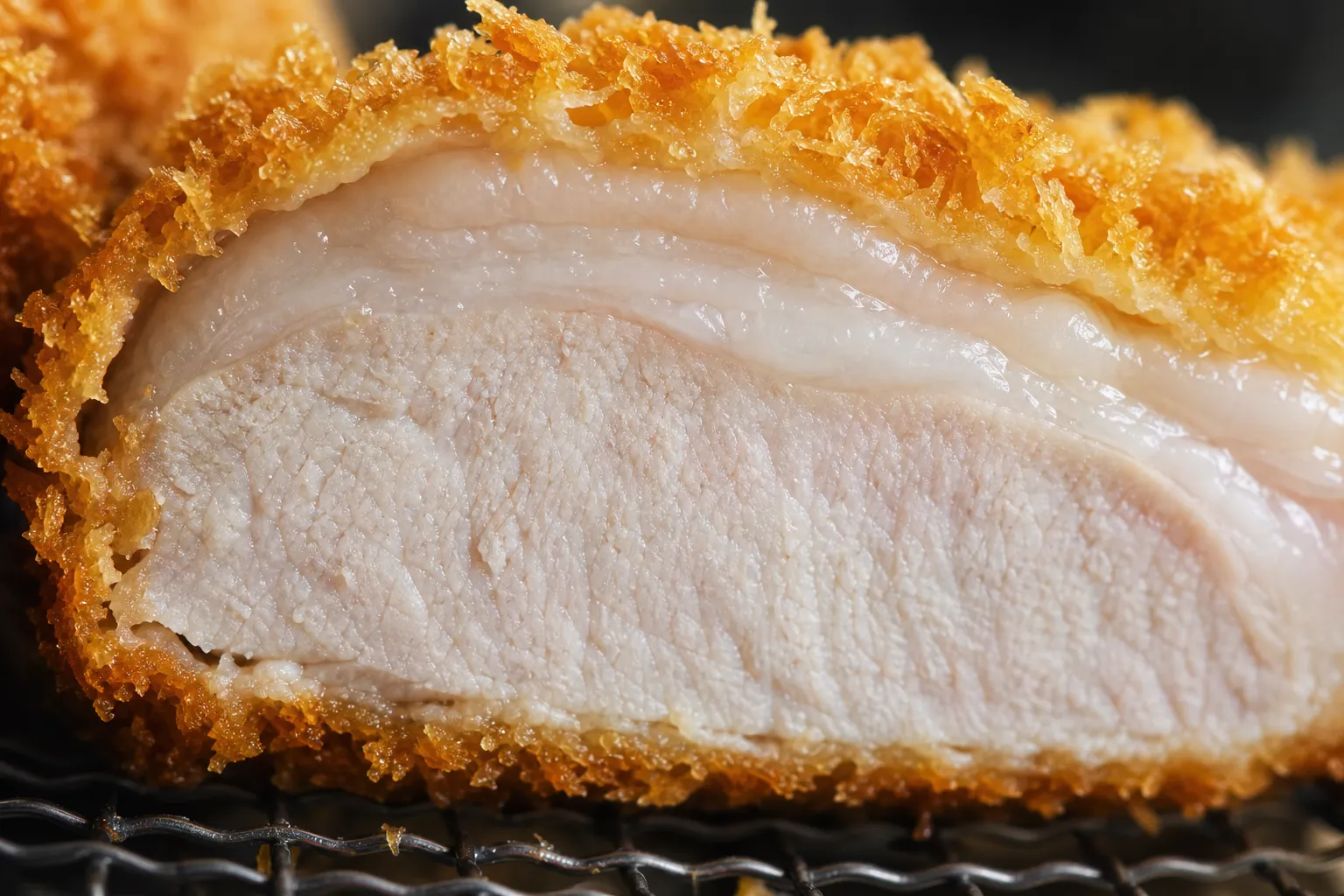 Close-up of Kurobuta Tonkatsu