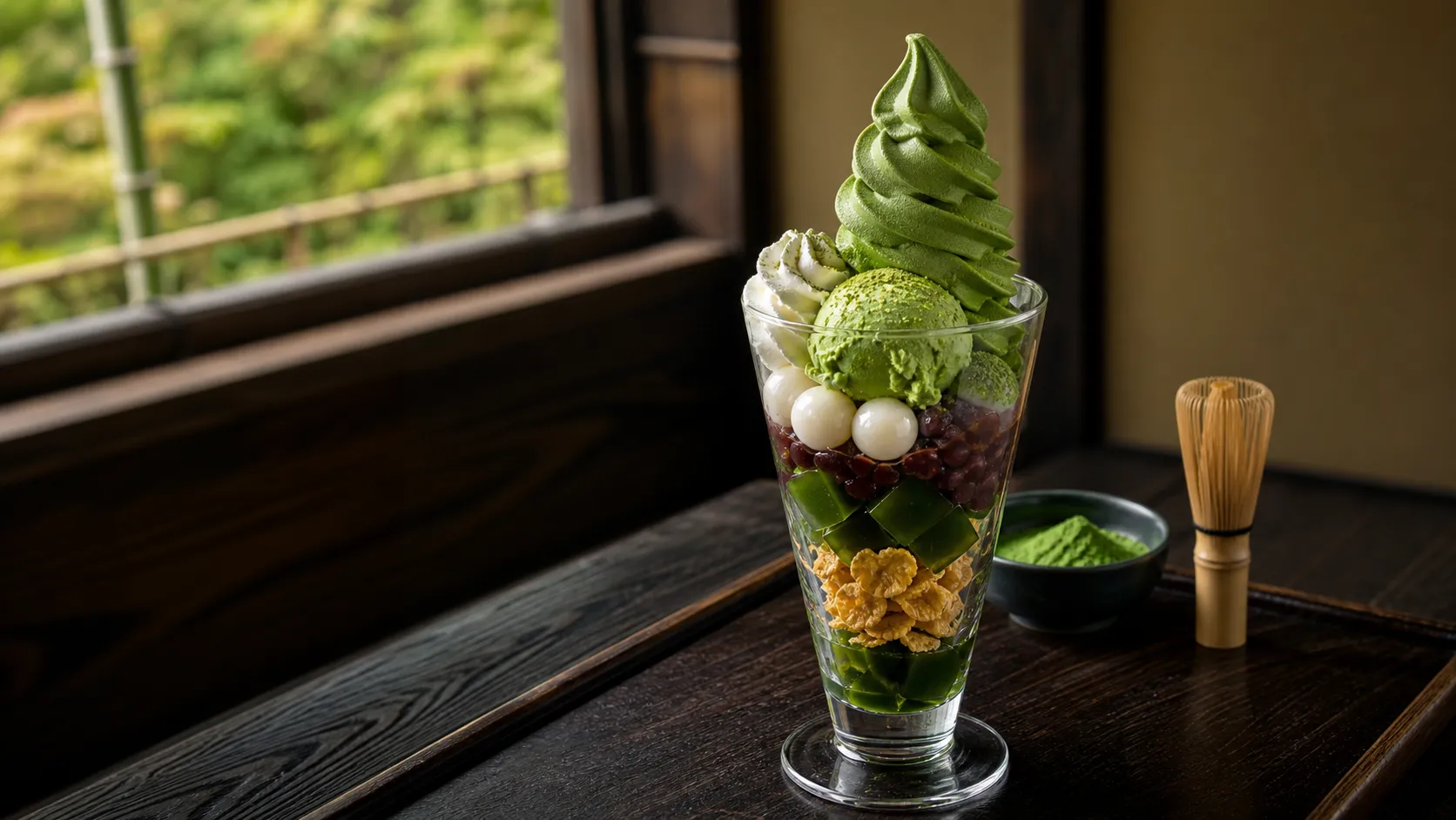 Matcha Parfait (抹茶パフェ)