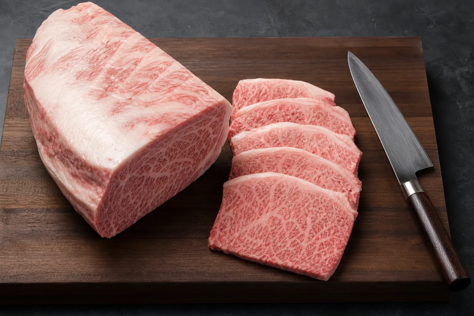 The preparation and serving of Matsusaka Beef