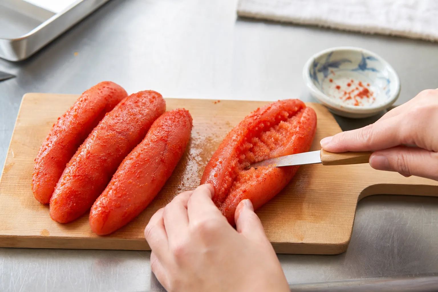 The preparation of Mentaiko