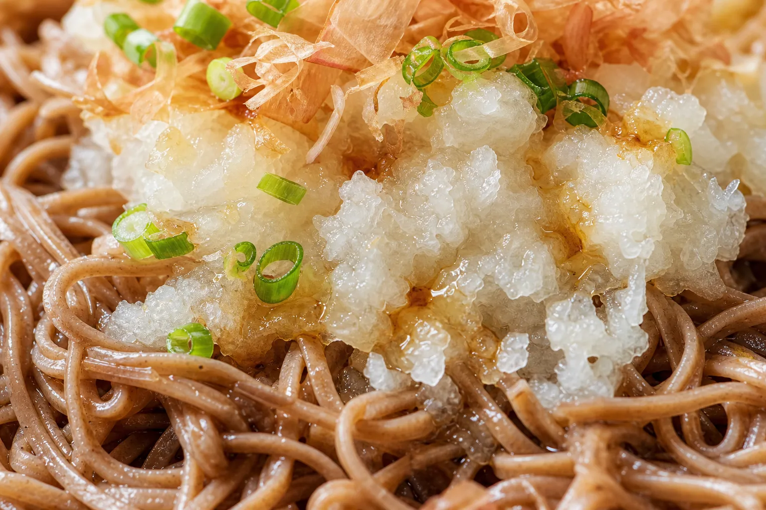 Close-up of Oroshi Soba