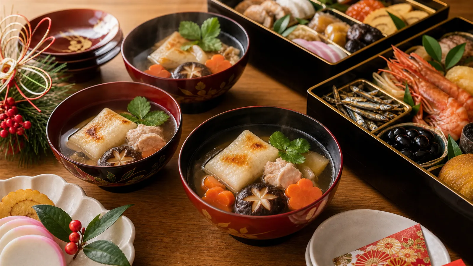 Ozoni served in a typical setting