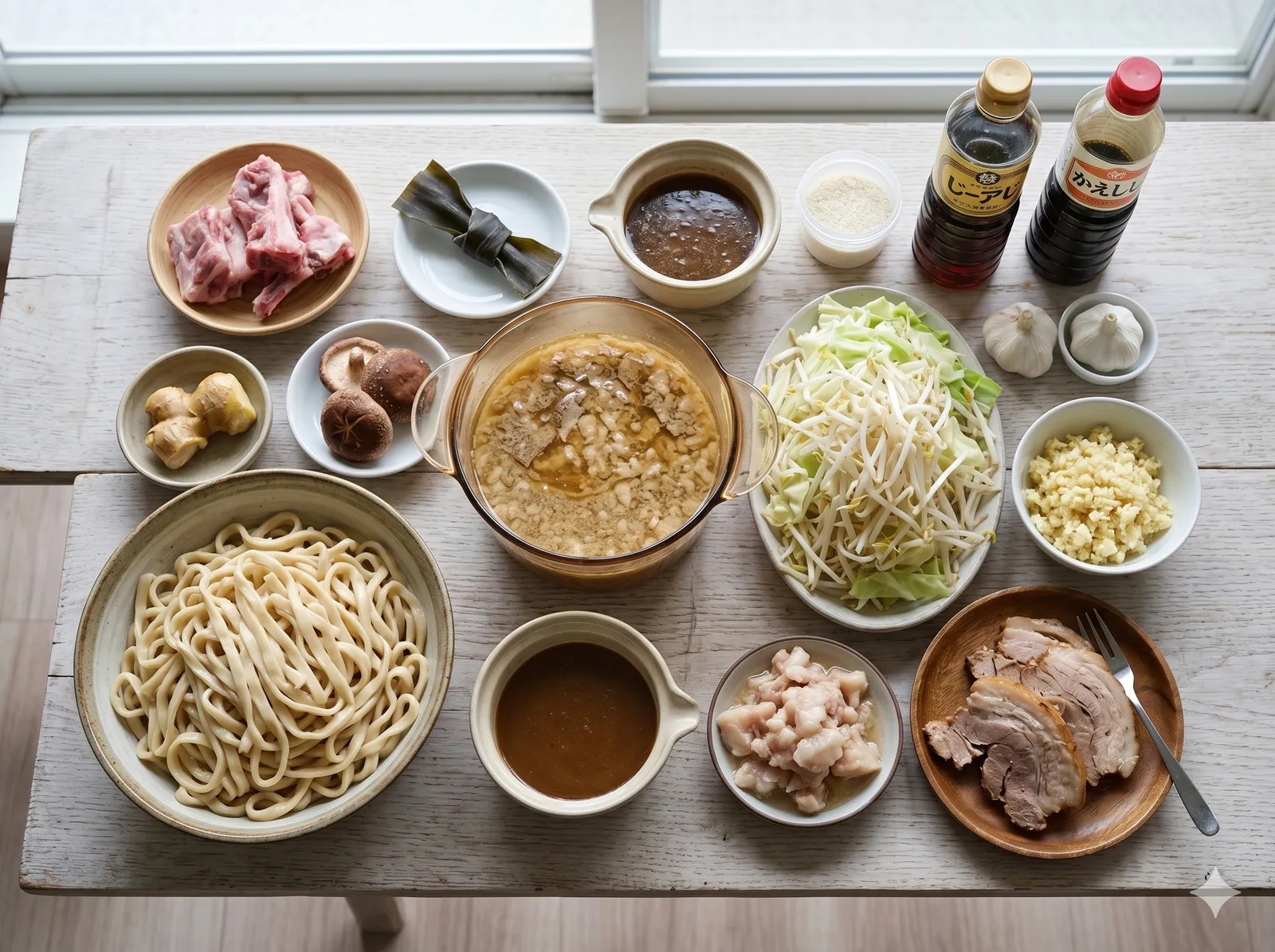 The ingredients and making of Ramen Jiro