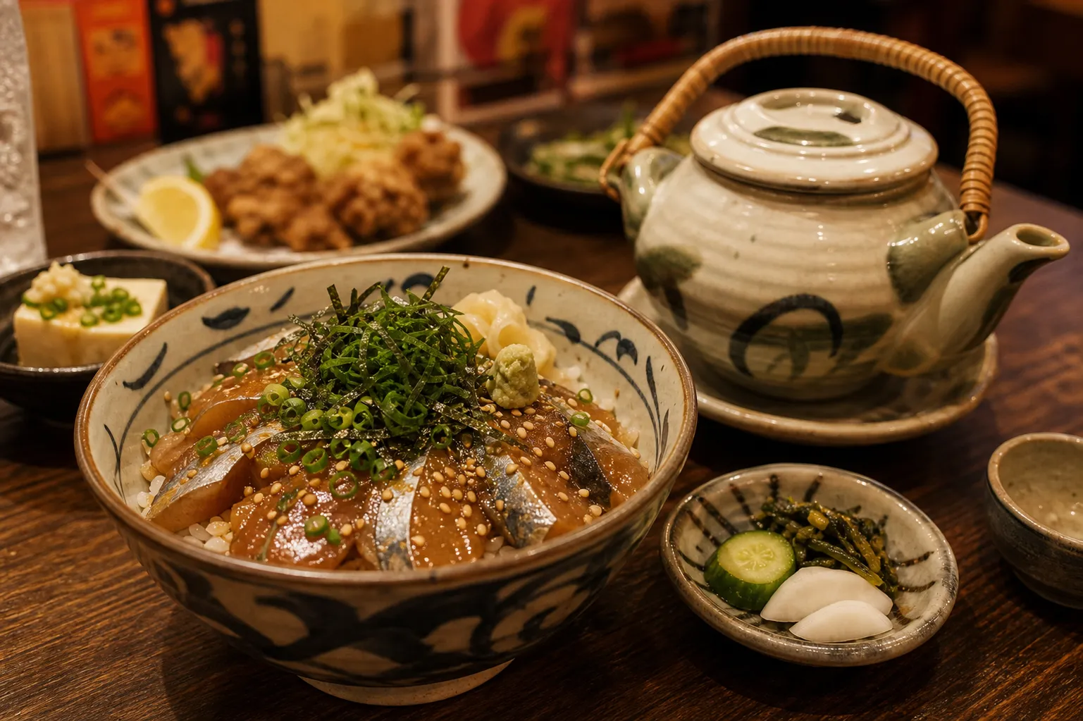 Ryukyu served in a typical setting