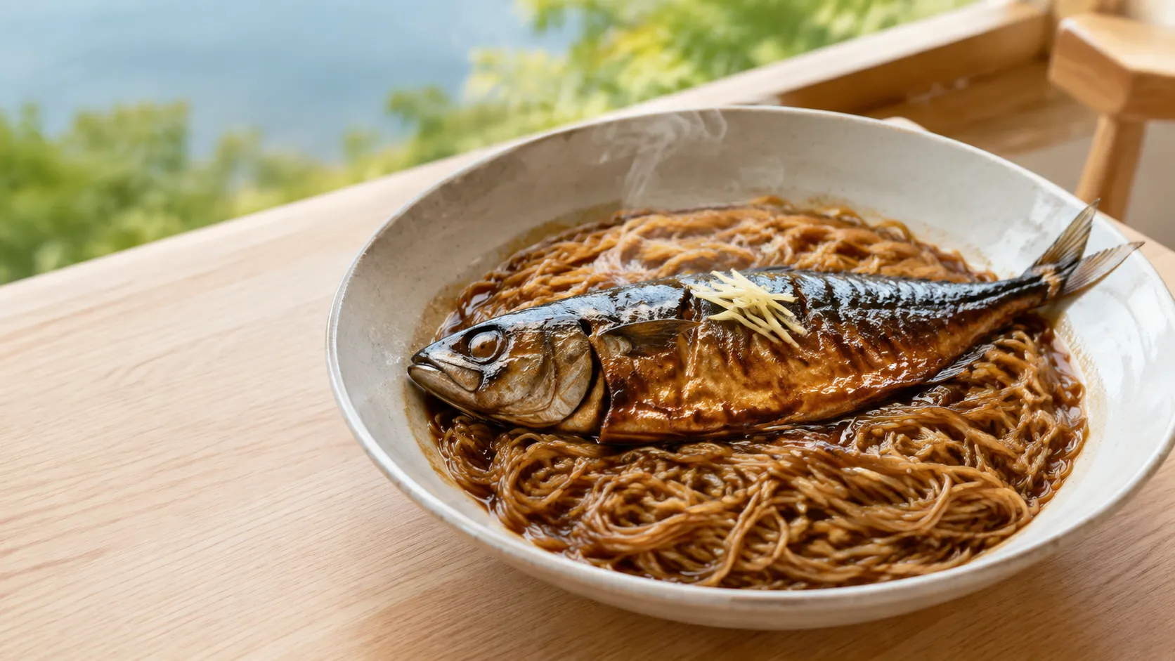 Saba Somen (焼き鯖そうめん)