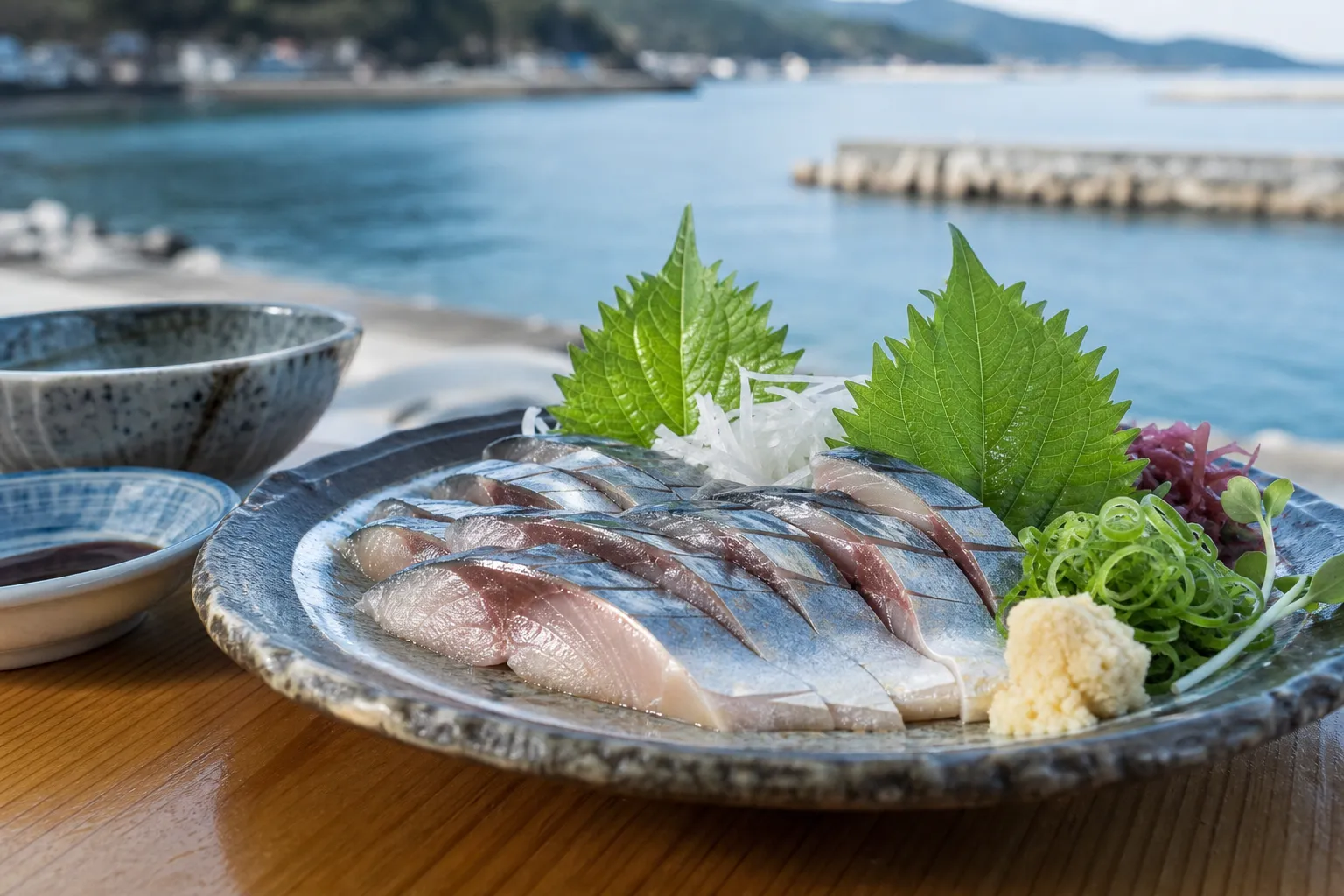 Seki-saba served in a typical setting