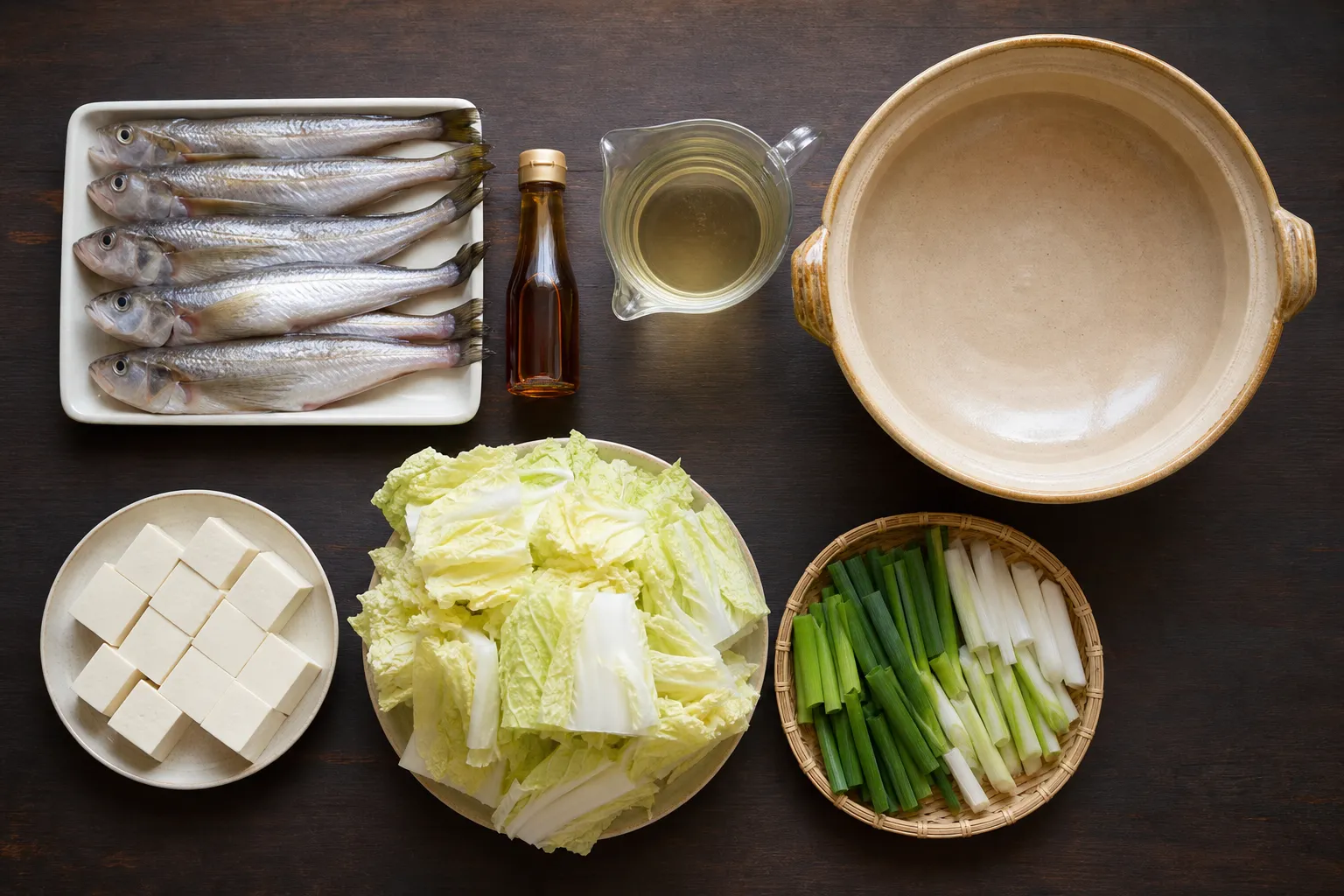 The ingredients and making of Shottsuru-nabe