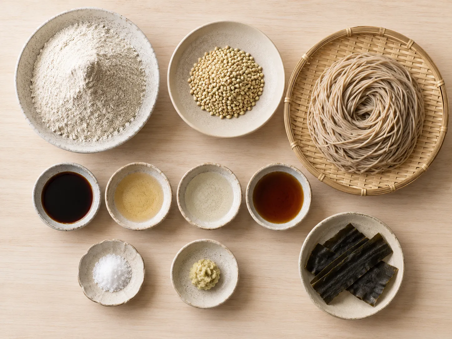 The ingredients and making of Soba
