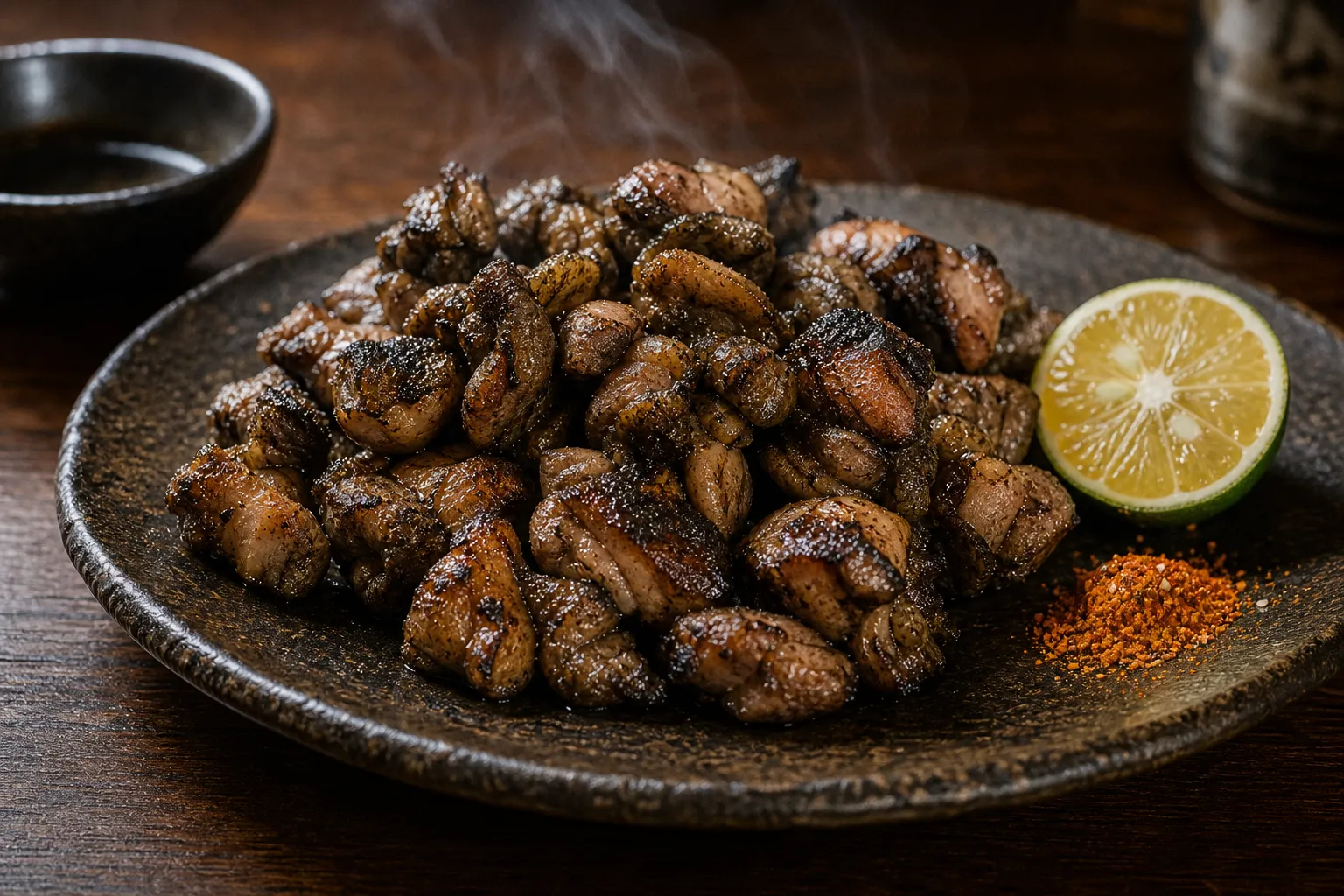 Charcoal-grilled Jidori Chicken (炭火焼地鶏)