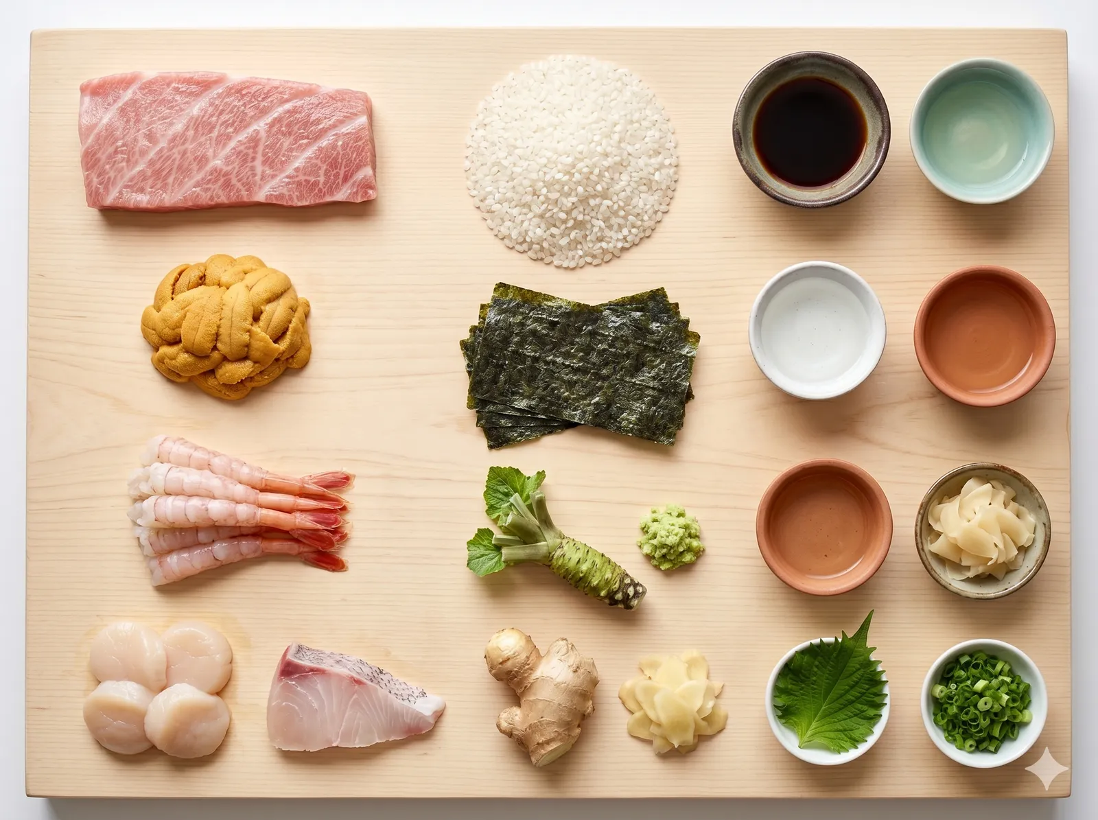 The ingredients and making of Sushi