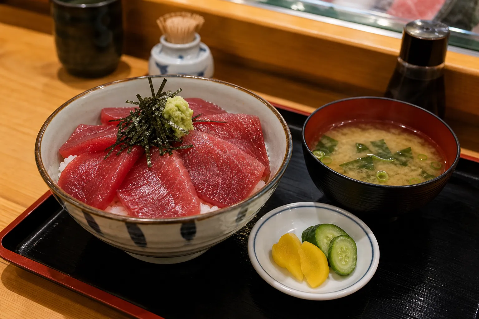 Tekkadon served in a typical setting