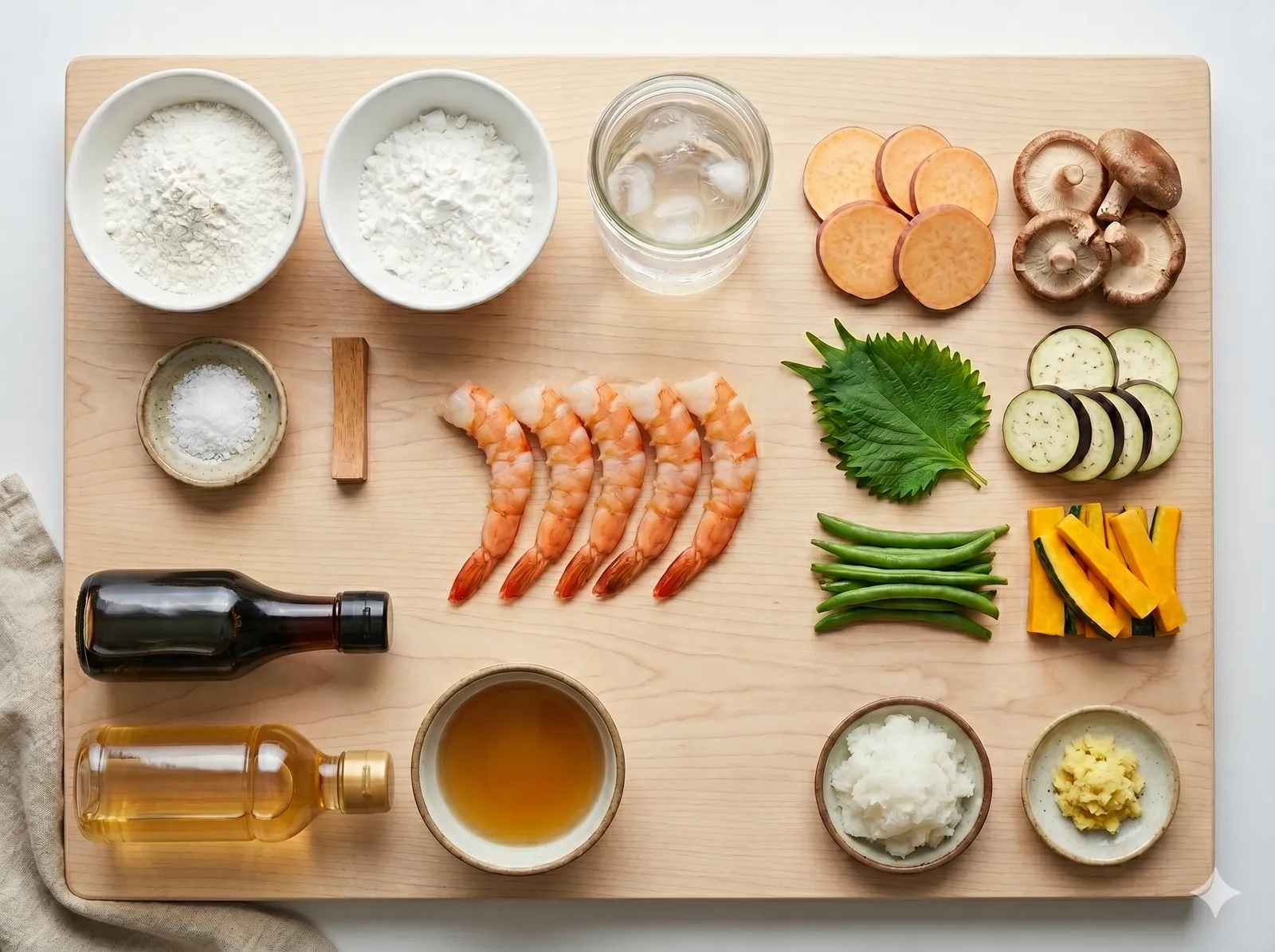 The ingredients and making of Tempura
