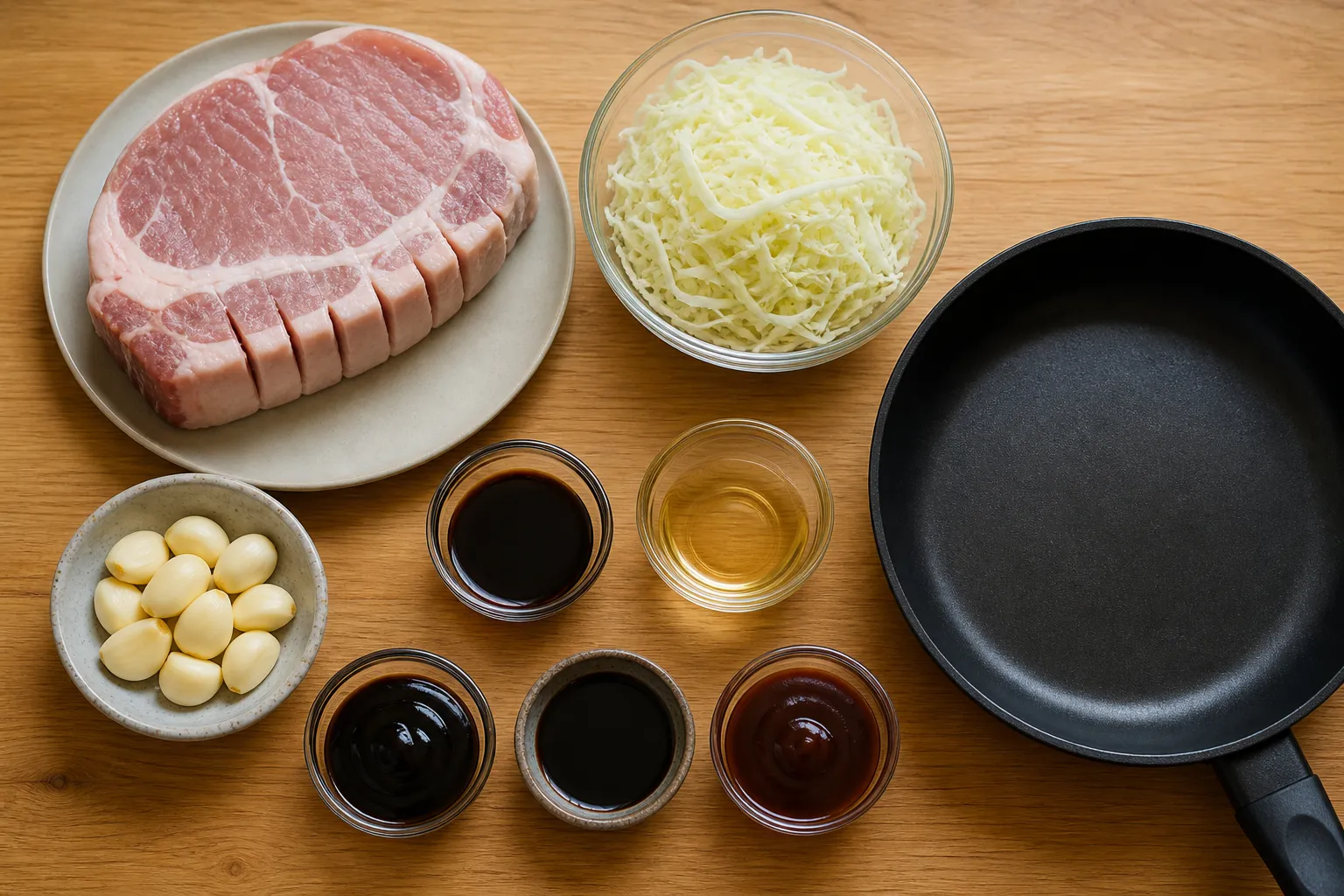 The ingredients and making of Tonteki