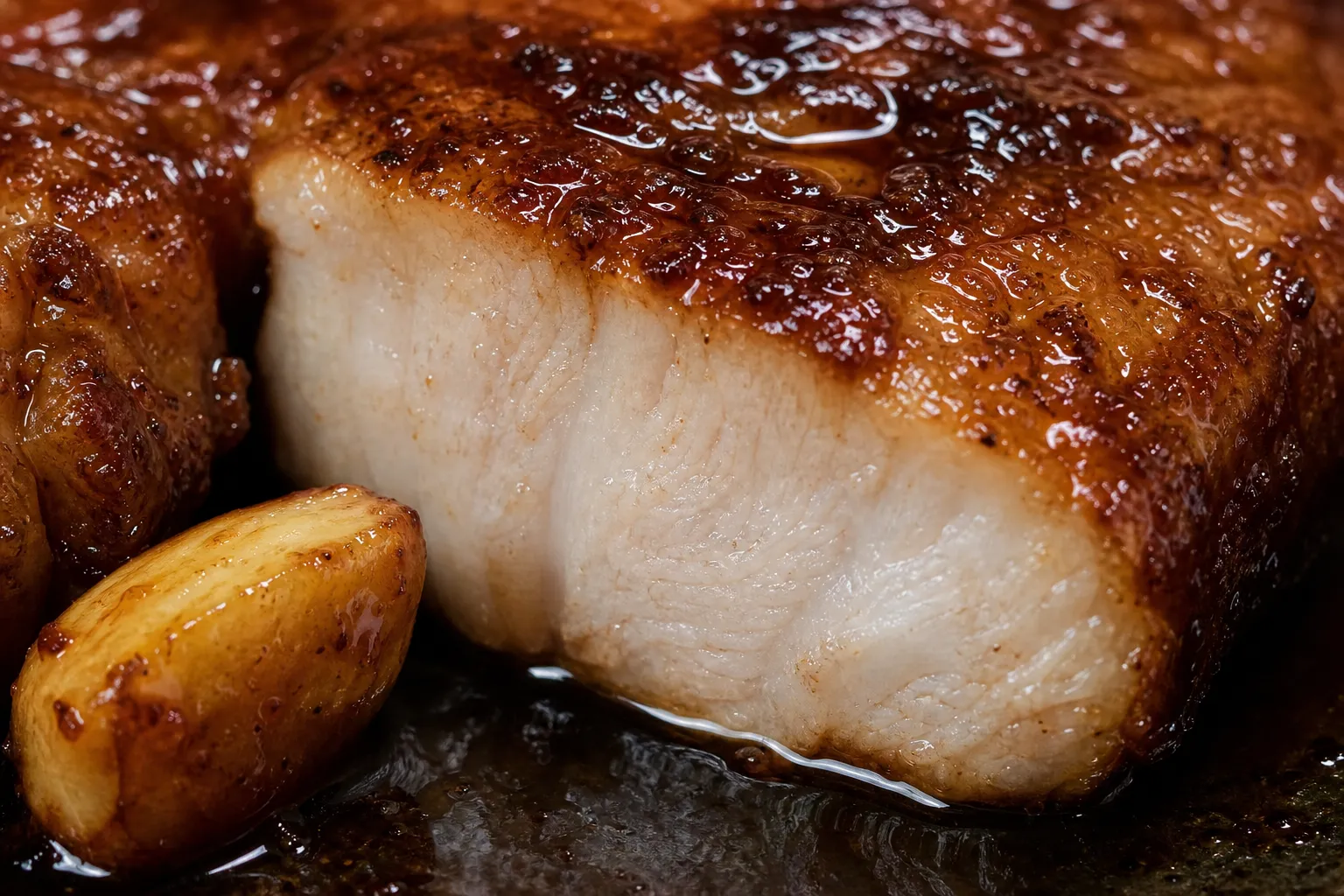 Close-up of Tonteki