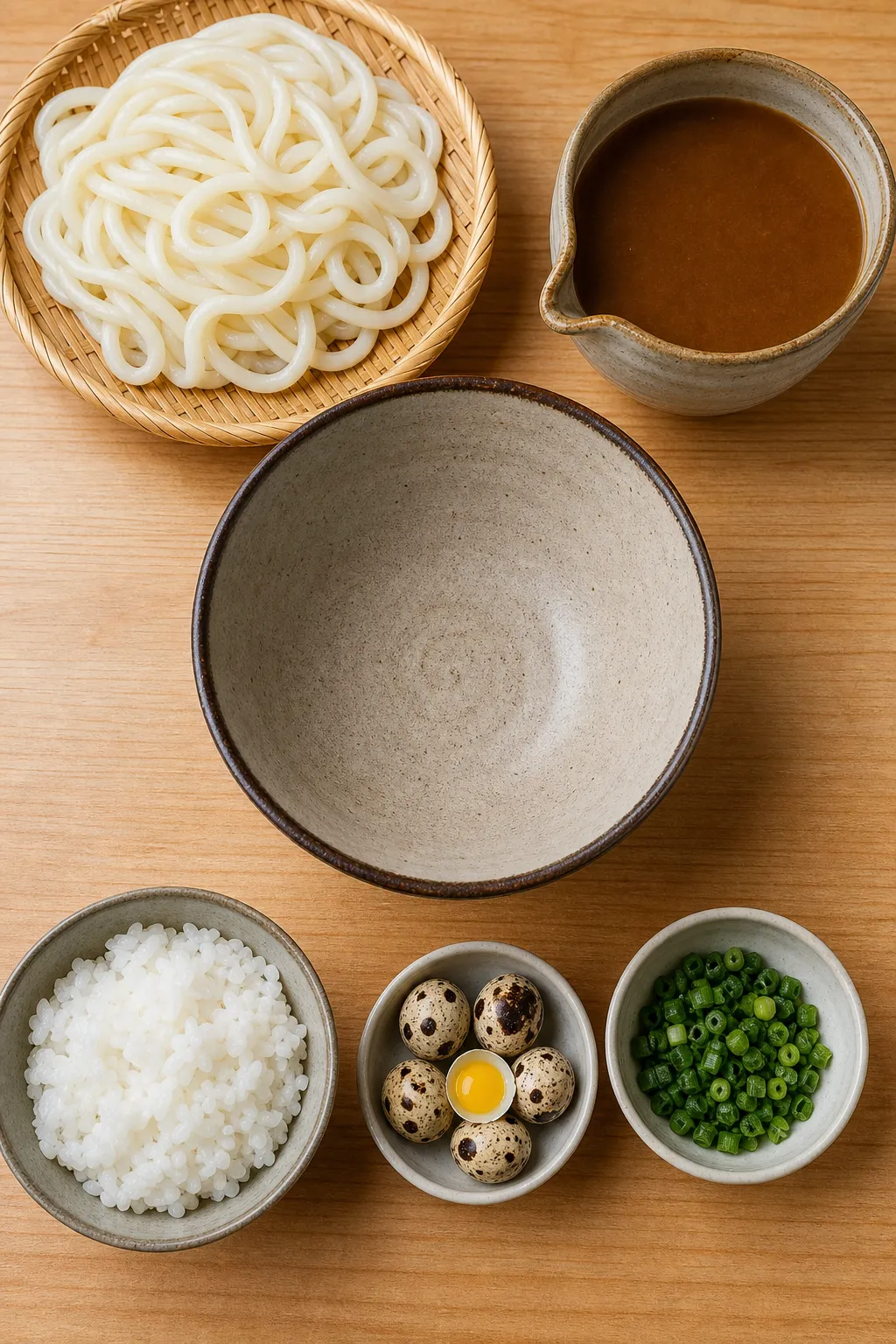 The ingredients and making of Toyohashi Curry Udon