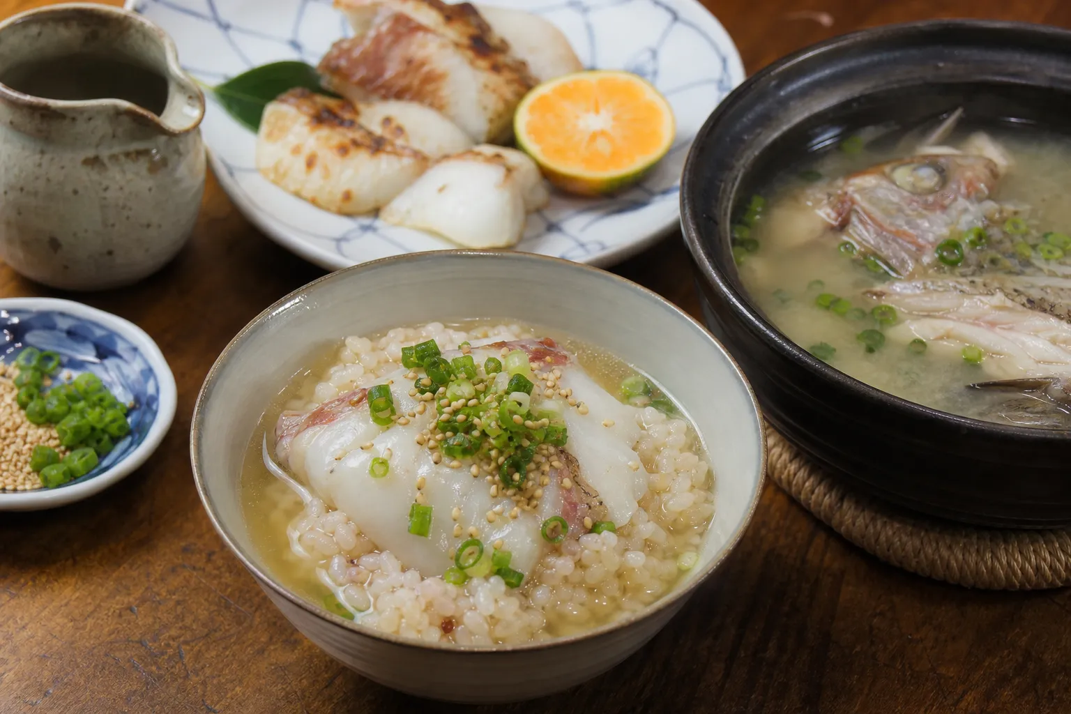Uwajima satsuma served in a typical setting