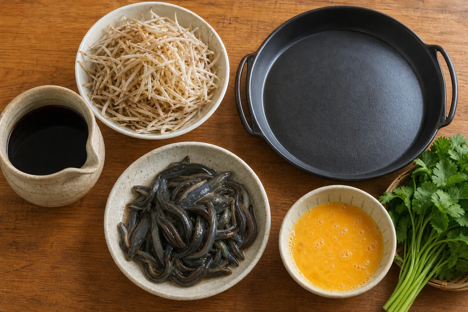 The ingredients and making of Yanagawa-nabe