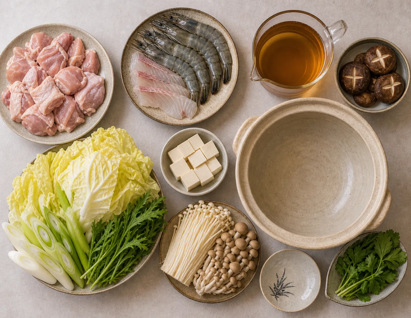 The ingredients and making of Yosenabe